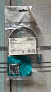 Nowy, zafoliowany w kolorze szarym kabel ethernet DIGITUS Cat-5e - 0,25 m