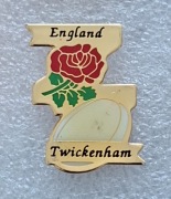 Odznaka FEDERACJI RUGBY Anglii stadion Twickenham