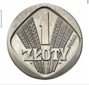 PRL 1 złoty 1958 PRÓBA- RZADKIE I PIĘKNE!