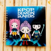 Książka na rzepy K-pop Demon Hunters. Lamibook. Huntrix.