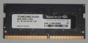 Pamięć RAM DDR4 Team Group TED48G2400C16-SBK 8GB