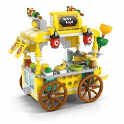 Klocki mini bricks 189 el. dla dzieci Snack Street | NOWE