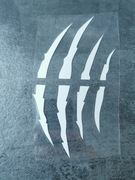 Naklejki na moto, kask, samochód,rower pazur, MotoGP, 299 km, akcesoria