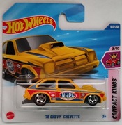 Hot Wheels '76 Chevy Chevette żółty 2025