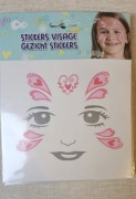 Ozdobne naklejki- tatuaże na twarz dla dzieci 
