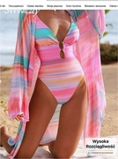 Strój kąpielowy z narzutką rozm M