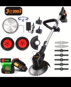 Jemi Tool 21V kosiarka bezprzewodowa 3w1 – podkaszarka, kosa, kosiarka 