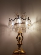 Lampa antykowa z kryształami