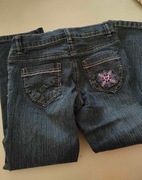 Jeansy dziewczęce ocieplane Lupilu roz. 110