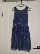 Sukienka elegancka wizytowa, H&M, 158