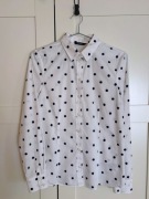 ESMARA Koszula bluzka koszulowa bawełna grochy NOWA rozm. 36
