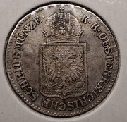 Srebrna moneta Austria krajcar 6 Kreuzer 1849A