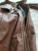 Kurtka skórzana brązowa - nowa, nieużywana!
