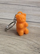 Breloczek Gummy Bear Pomarańczowy 3d - Brelok Druk3d fidget Keychain