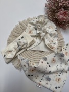 Nowy zestaw komplet turban opaska chustka na napy wiosenny