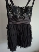 Sukienka mini falbany