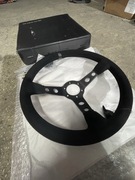 Kierownica Sportowa Momo Zamsz Drift JDM KJS Zamszowa Skóra Czarna