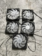 5x Endorfy Stratus RGBA 120/140 mm. Komplet wentylatorów PWM ARGB