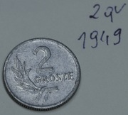 2 grosze 1949            