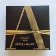 Pudełko ozdobne Armani code czerwone czarne prezentowe