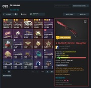 Skiny CS2 2 Noże+Rękawice Butterfly, M9, Gloves Counter Strike