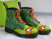 Dr. Martens żółw Ninja Turtles glany LIMITOWANE 44