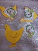 Dekoracyjne podkładki wielkanocne 6szt 