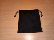 Woreczek materiałowy, rozmiar S, czarny, Cubebag