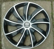 Kołpak z kapslem 16" DODGE RAM,czarno-srebrny.