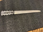 Nòż do otwierania listów, kopert wykonany ze srebra w Spoldzielni ORNO