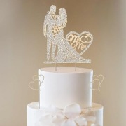 Dekoracja tortu weselnego Cake Topper Ślubne Ciasto 
