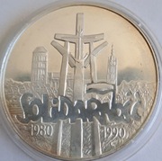 Moneta srebrna Solidarność 