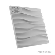 Panel gipsowy 3D Fale Dunaju