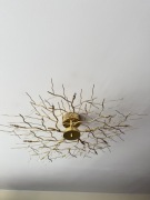 Lampa wisząca Leuchtendirekt Bini Złoto 50010-12 szerokość 90 cm