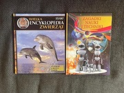 Zestaw książek Zagadki nauki i techniki Wielka encyklopedia zwierząt ssaki