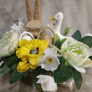 Wielkanocny stroik świąteczny wiosenny Wielkanoc