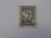 Znaczki polskie czyste - nadruk groszy