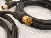 Kabel Antenowy Koncentryczny Wtyk-Wtyk 1,8m