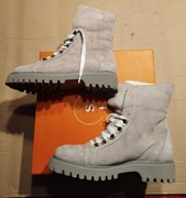 Damskie botki Si Barcelona r38. Kolor- Taupe 