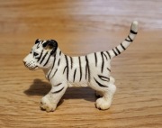 Schleich młody biały tygrys figurka model wycofany z 2003 r.