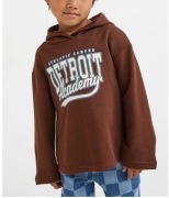Bluza H&M 8-10 lat 134-140 cm brązowa z nadrukiem DETROIT