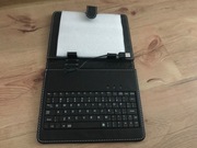 Skórzane etui z klawiatura na tablet 7 cali