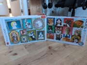 Puzzle koty oraz psy