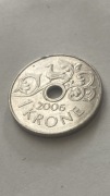 Moneta 1 Korona norweska 2006