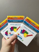 Karteczki samoprzylepne białe trzy komplety