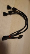 Rozgałęziacz adapter Molex na 4x 3pin wentylatory  