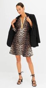 ROZKLOSZOWANA SUKIENKA LEOPARD PANTERKA  rozm. 36 - 38 (A005)