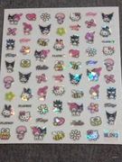 Holograficzne naklejki na paznokcie samoprzylepne sanrio 