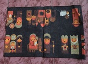 Bieżnik na stół Boże Narodzenie vintage PRL lata 70 80 Old school