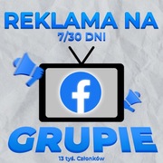 Reklama na grupie Facebook, 7/30 Dni